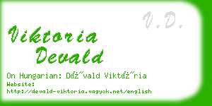 viktoria devald business card